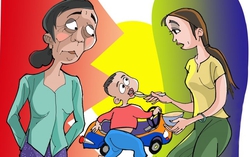 “Đại chiến” giữa mẹ và ôsin